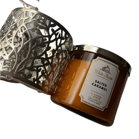 White Barn Other - 3wick candle/metal holder